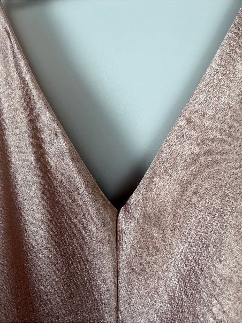 Vince V-Neck Bias Cut Midi Dress – Blush Pink | Size Small - Picture 12 of 16